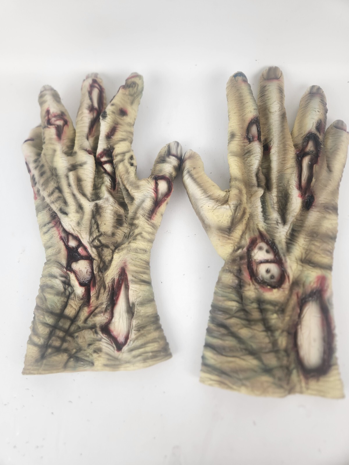 Zombie Hands Gloves ~ Fright Asylum 1999 Disguise Inc Halloween Prop Costume