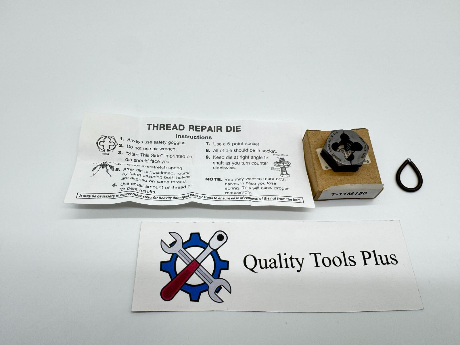 Murray Tools NEW Split Hex Die Thread Chaser M11 X 1.50 USA