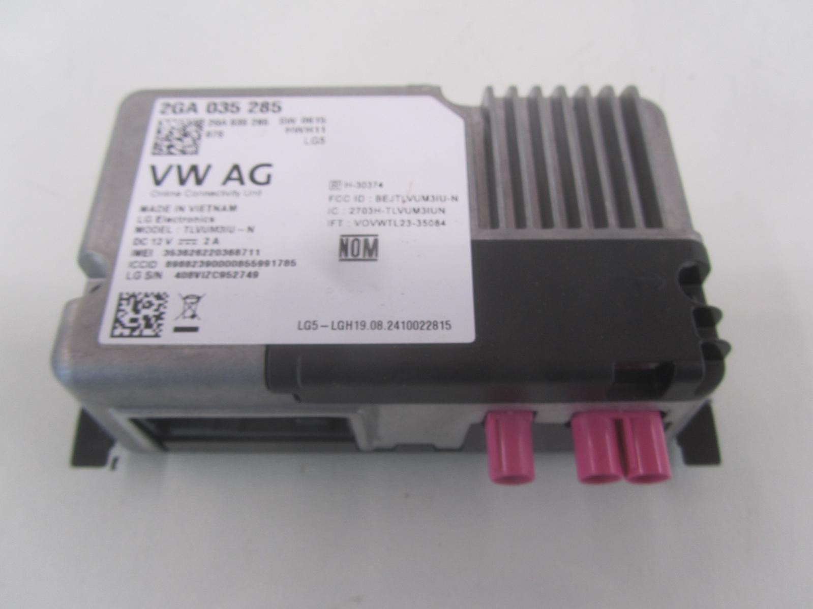 25 VOLKSWAGEN JETTA GLI Telematics Communication Module 2GA035285SW
