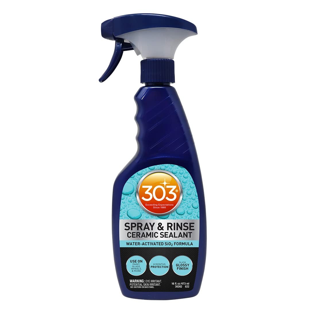 Spray & Rinse Ceramic Sealant – Quick Ceramic Coating – Water-Activated SiO2 ...