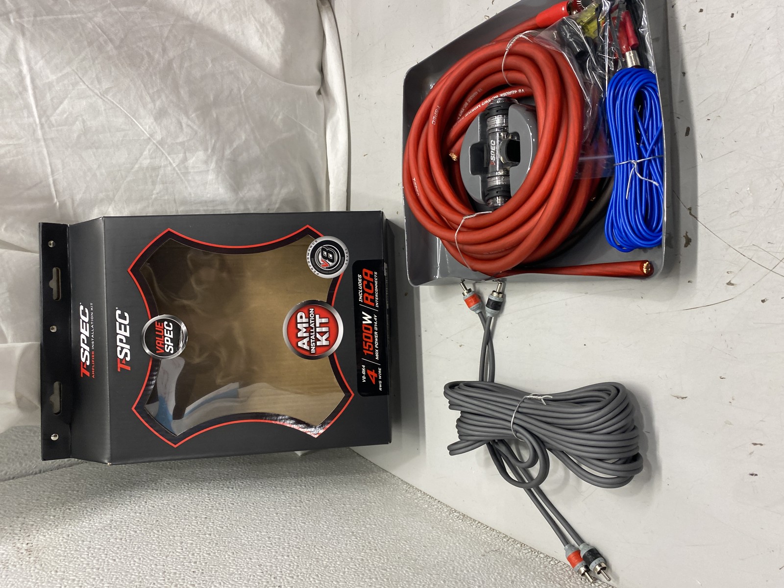 T-Spec V8-AK4 V8 4 AWG Amp Kit