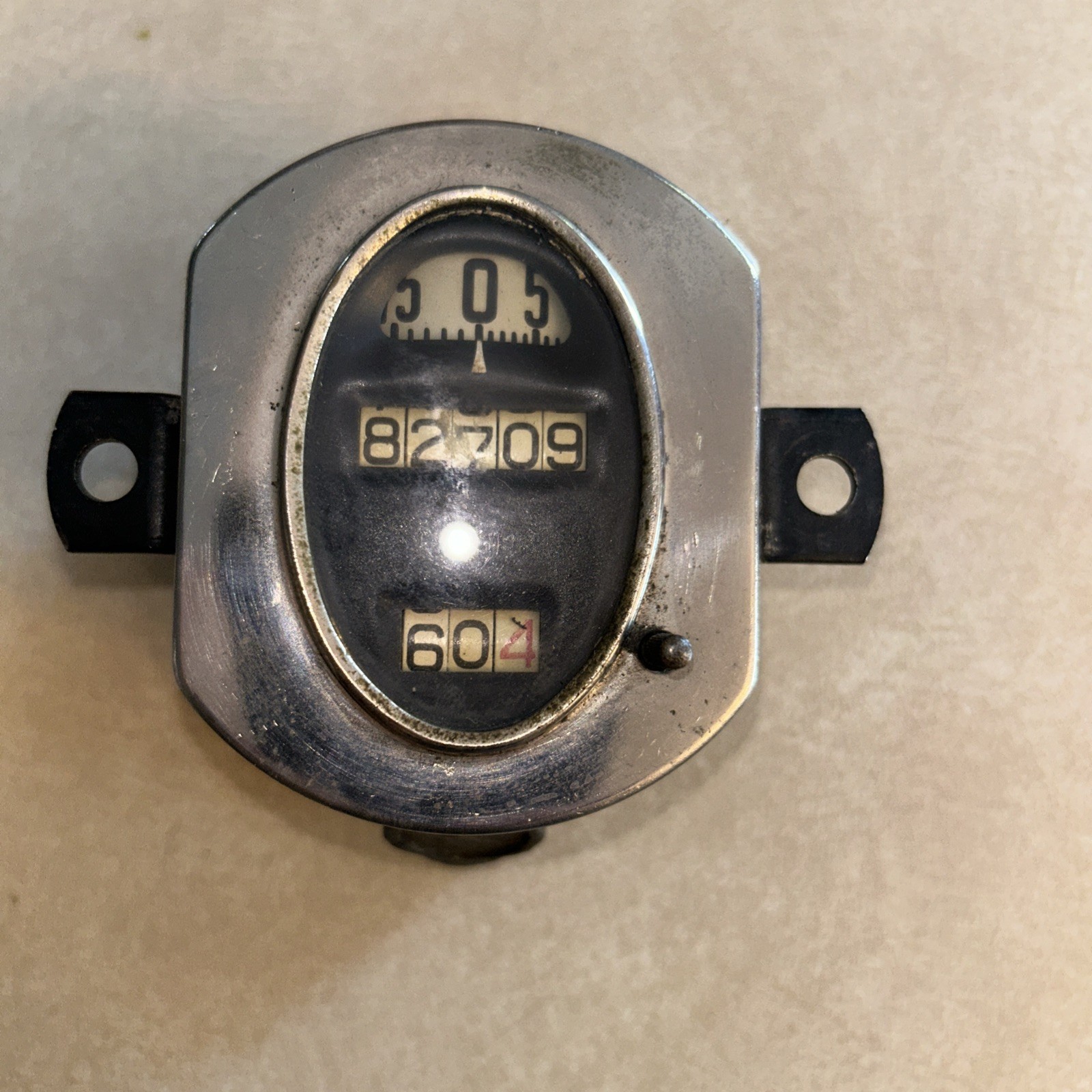 1928 1930 Model A FORD STEWART WARNER OVAL SPEEDOMETER Odometer Tripmeter