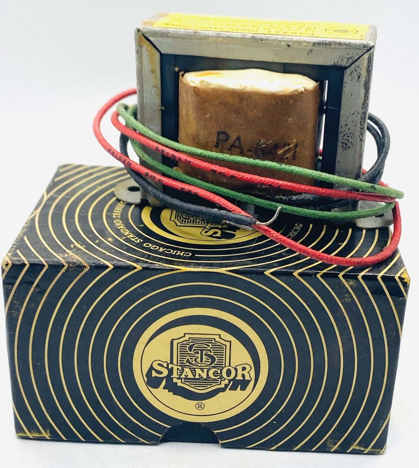 Vintage PA-8421 FILAMENT TRANSFORMER 117V  SEC 125V 50 Ma.D.C. X1
