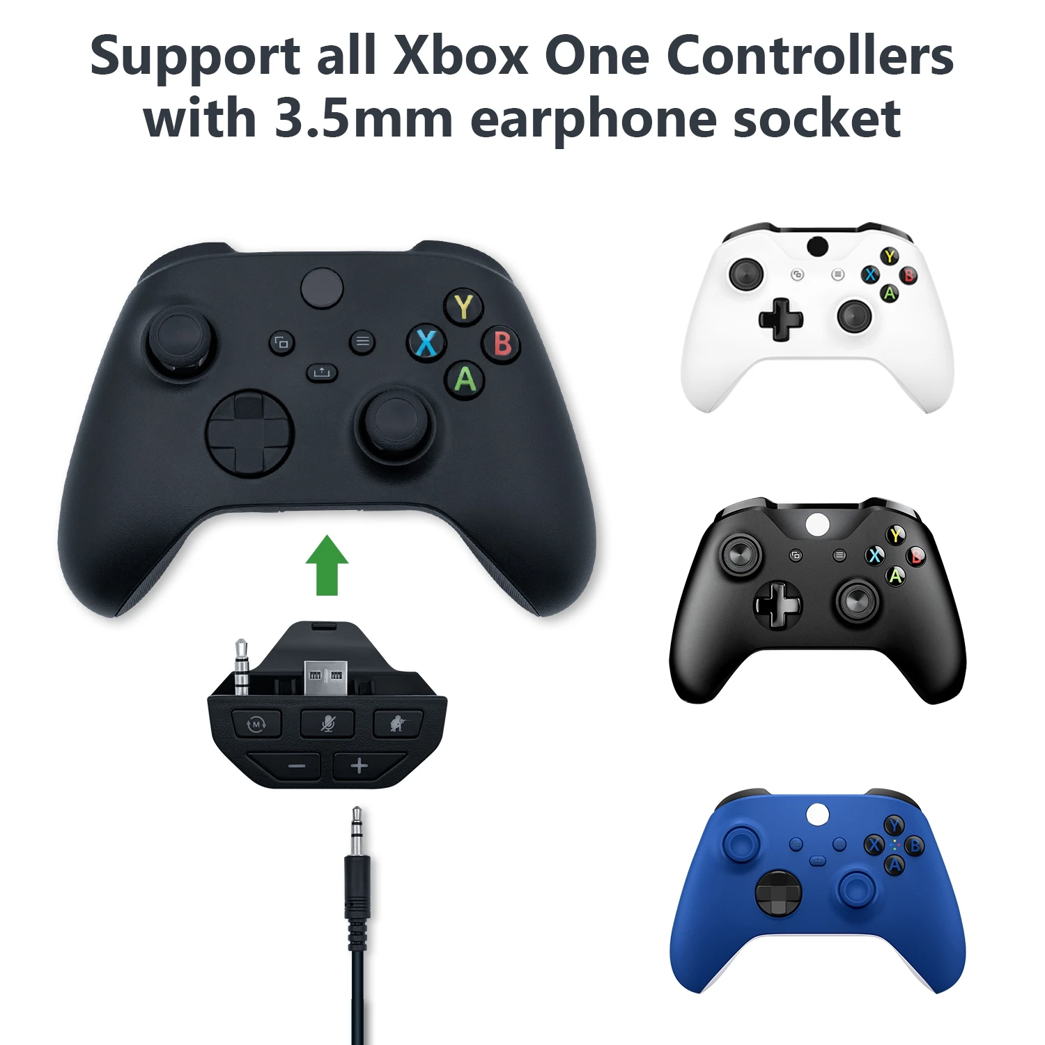Sound Enhancer Adapter for Xbox One 3.5mm, Series S/X