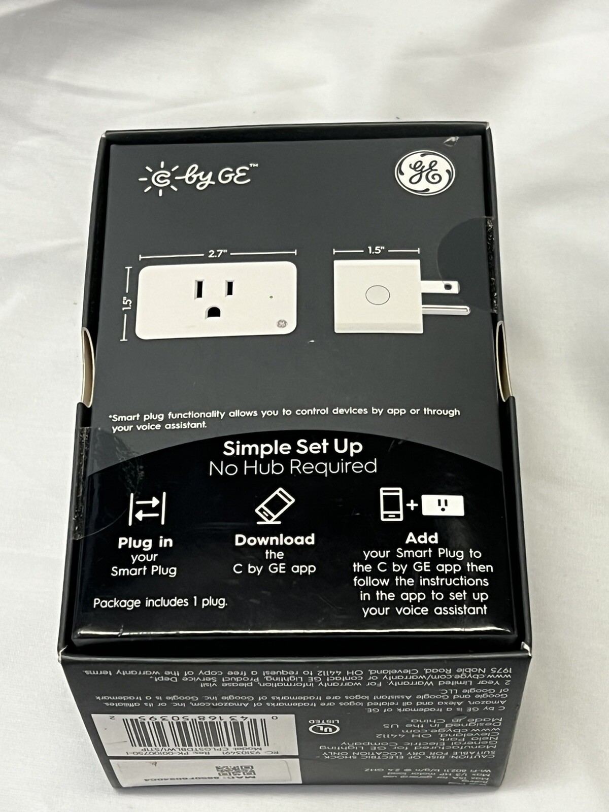 GE Wifi Smart Plug - White - 93103491