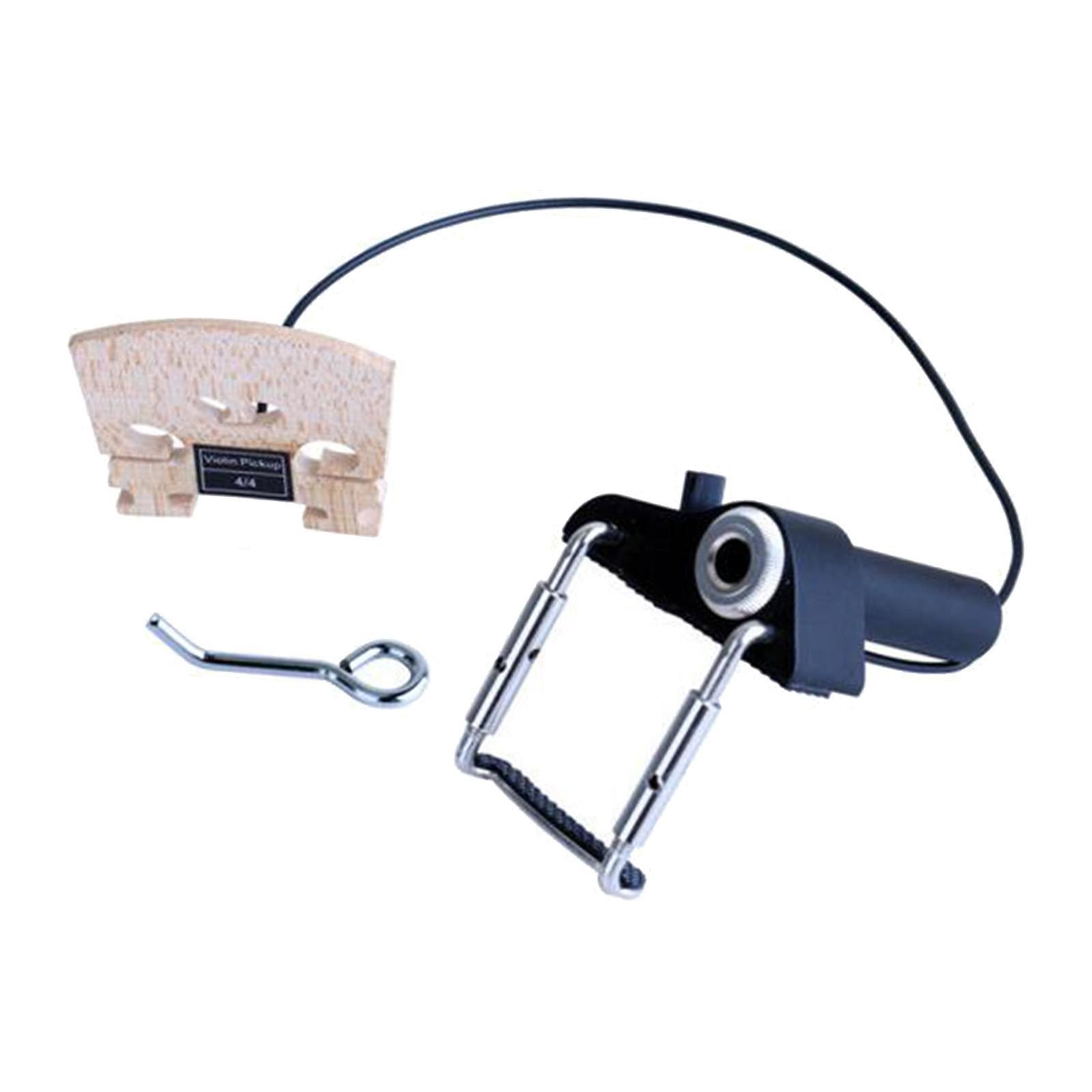 Violin Pickup Musical Instrument Accessories Piezo Contact Microphone Pickup