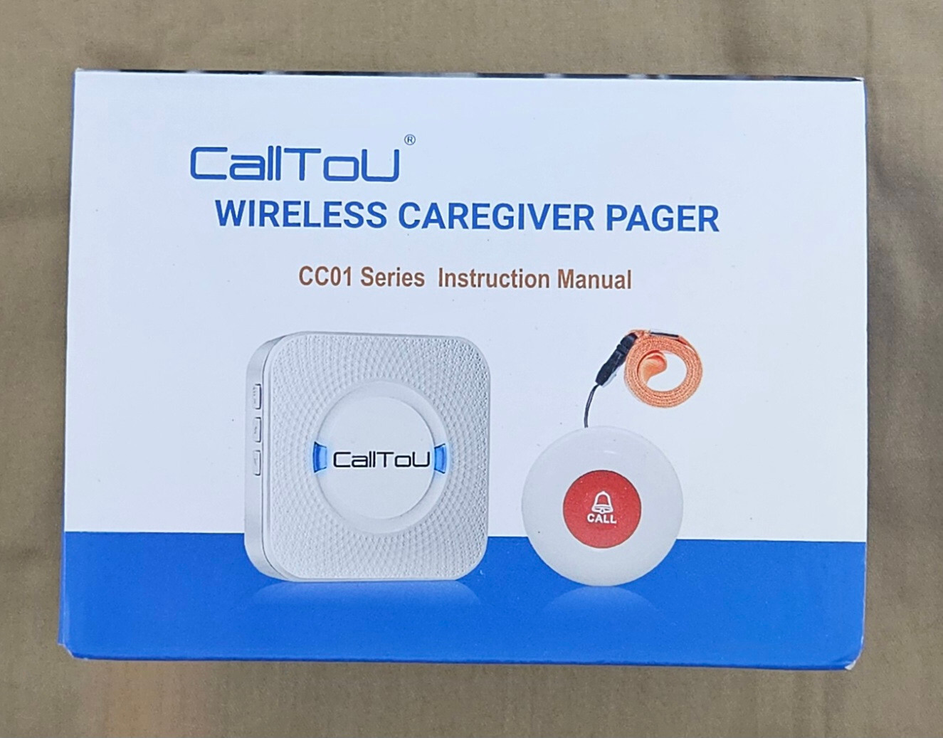 CallToYou Wireless caregiver pager  2 chimes and 2 call buttons