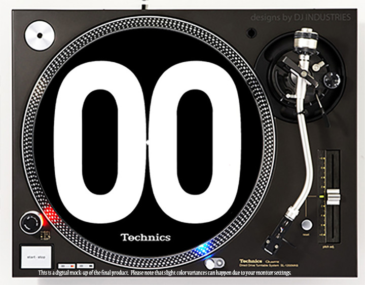 Technics 00 - 7"-12" DJ slipmat for LP turntable record player