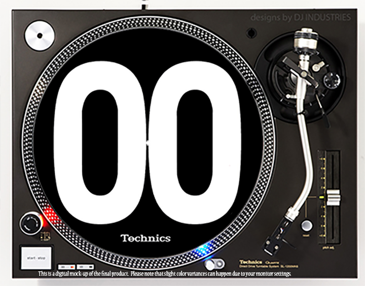 Technics 00 - 7"-12" DJ slipmat for LP turntable record player