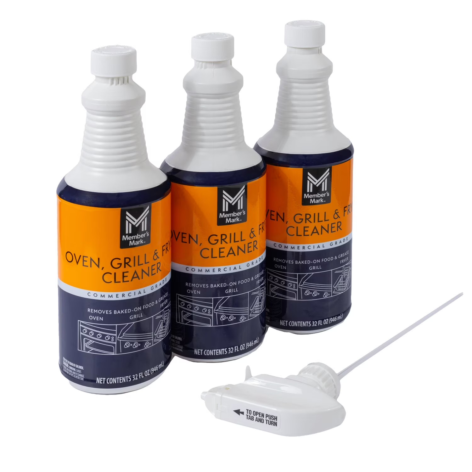 6 PACK - Member's Mark Commercial Oven, Grill and Fryer Cleaner (32 oz.)