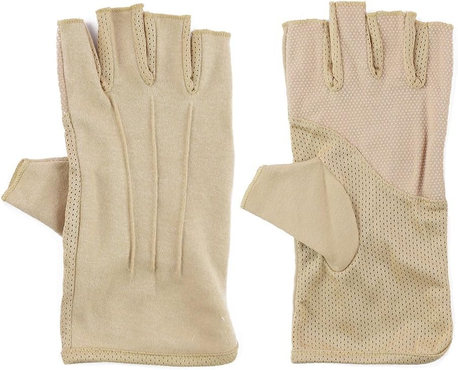 Mens Sunblo Finrl Gloves Summer UV Protect Driving Cotton Gloves