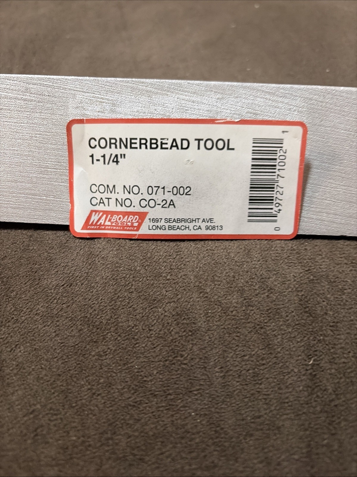 Walboard Cornerbead Tool 1-1/4” inch Tool #71-002 NB1