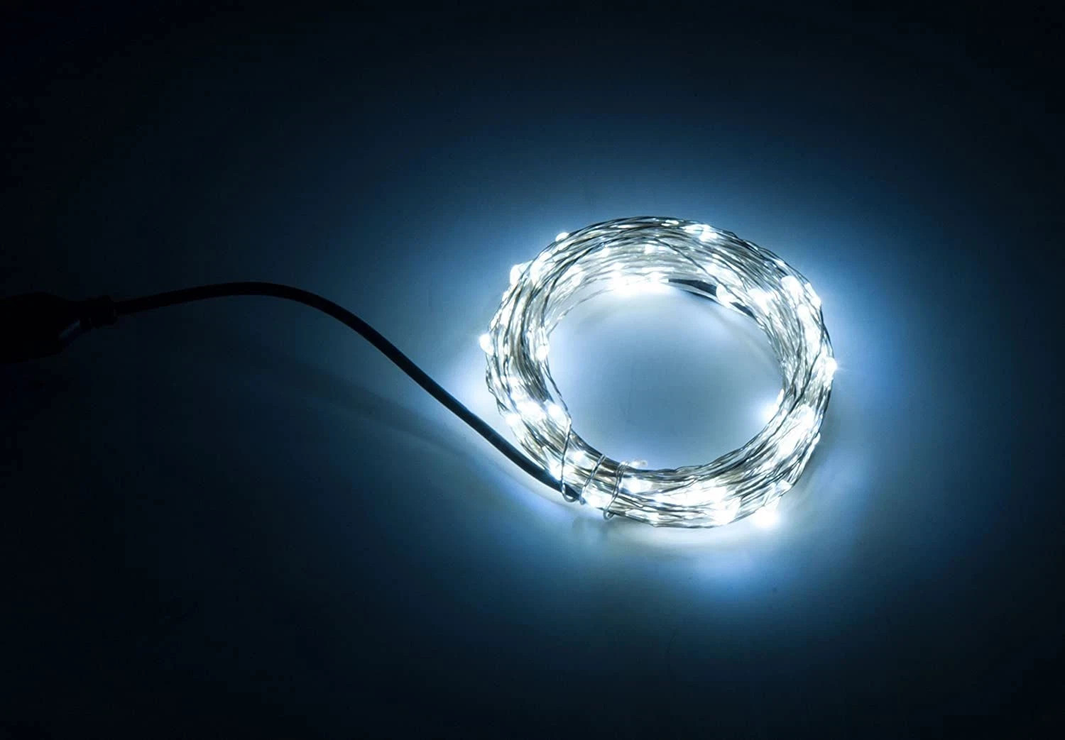 Karlling USB Plug in LED Fairy Lights,50 Bulbs 16 Ft 50 Leds, White
