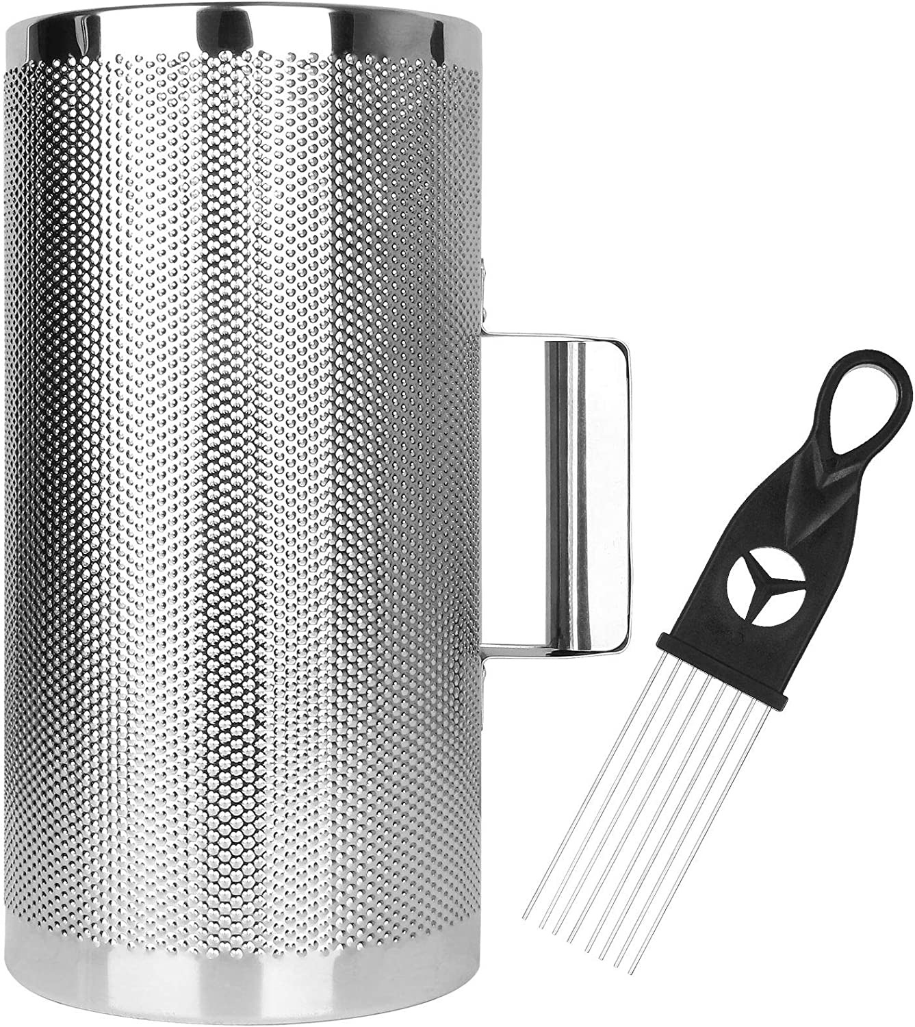 12" X 6" Stainless Steel Guiro Instrument Latin Percussion Metal Guiro Shaker wi