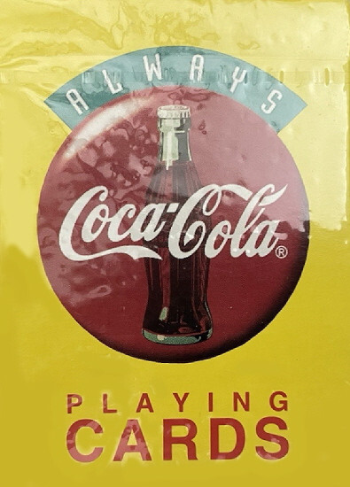 2 DECKS COCA COLA PLAYING CARDS  "VINTAGE"  BRAND NEW SEALED