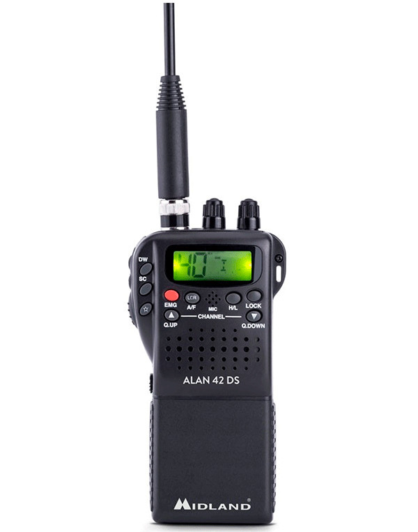 ALAN 42 Multi Walkie 27MHZ CB Am/FM Small Springer CB Use No License