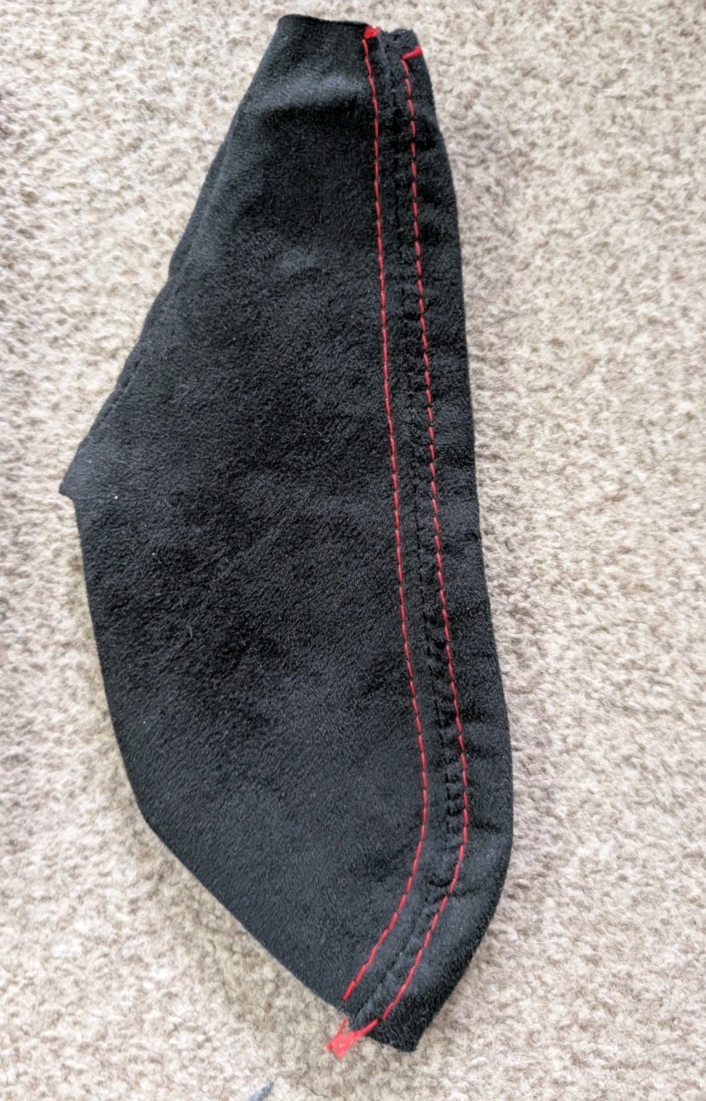 HONDA CRX HANDBRAKE GAITER 88-91/92-97  RED STITCH L CUSTOM NEW MADE IN UK