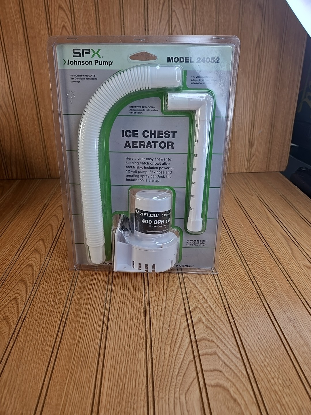 Johnson Pump 450 Gph Ice Chest Aerator Kit 24052