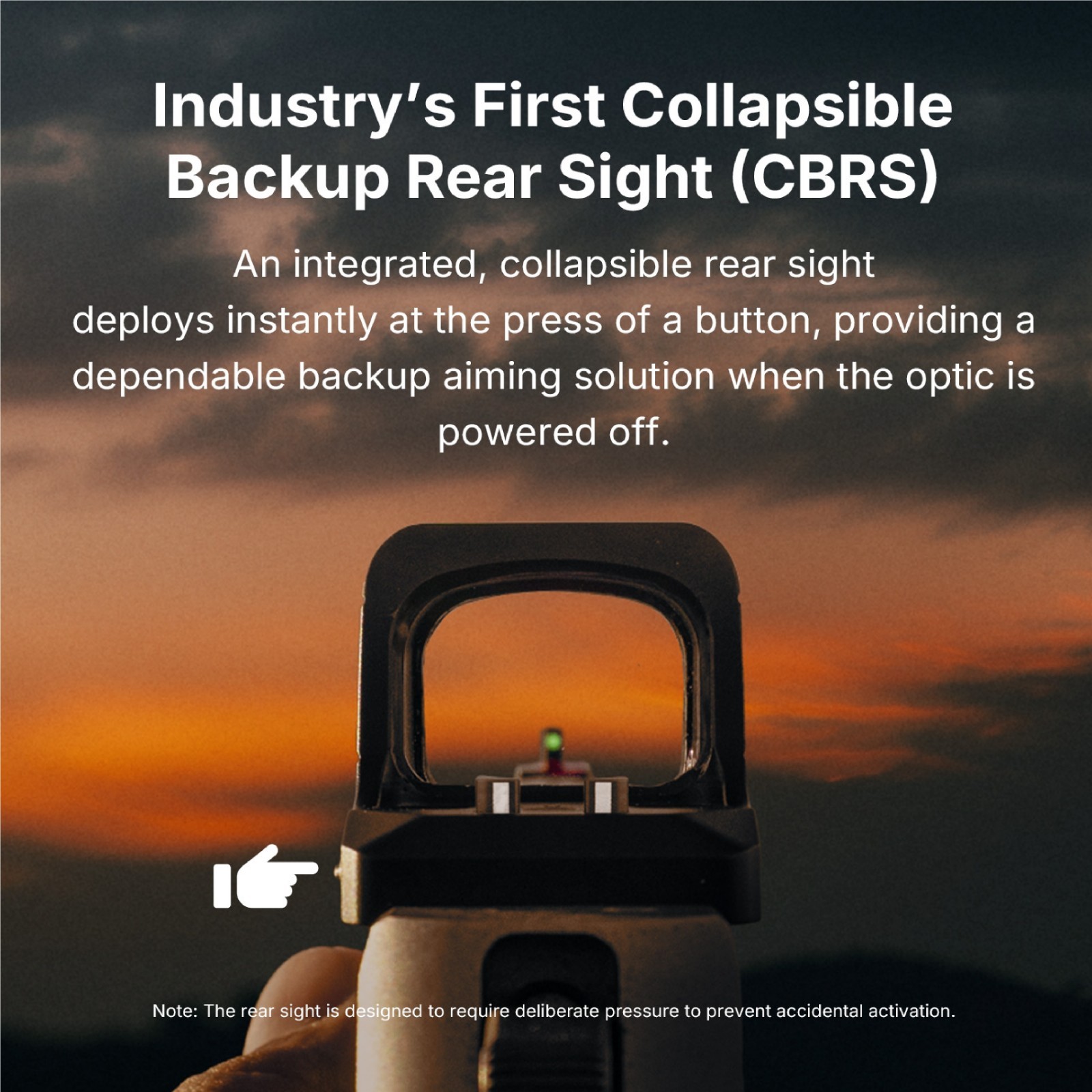 OSIGHT XR Enclosed Red Dot Sight with 2/6 + 32 MOA Multi-Reticle System