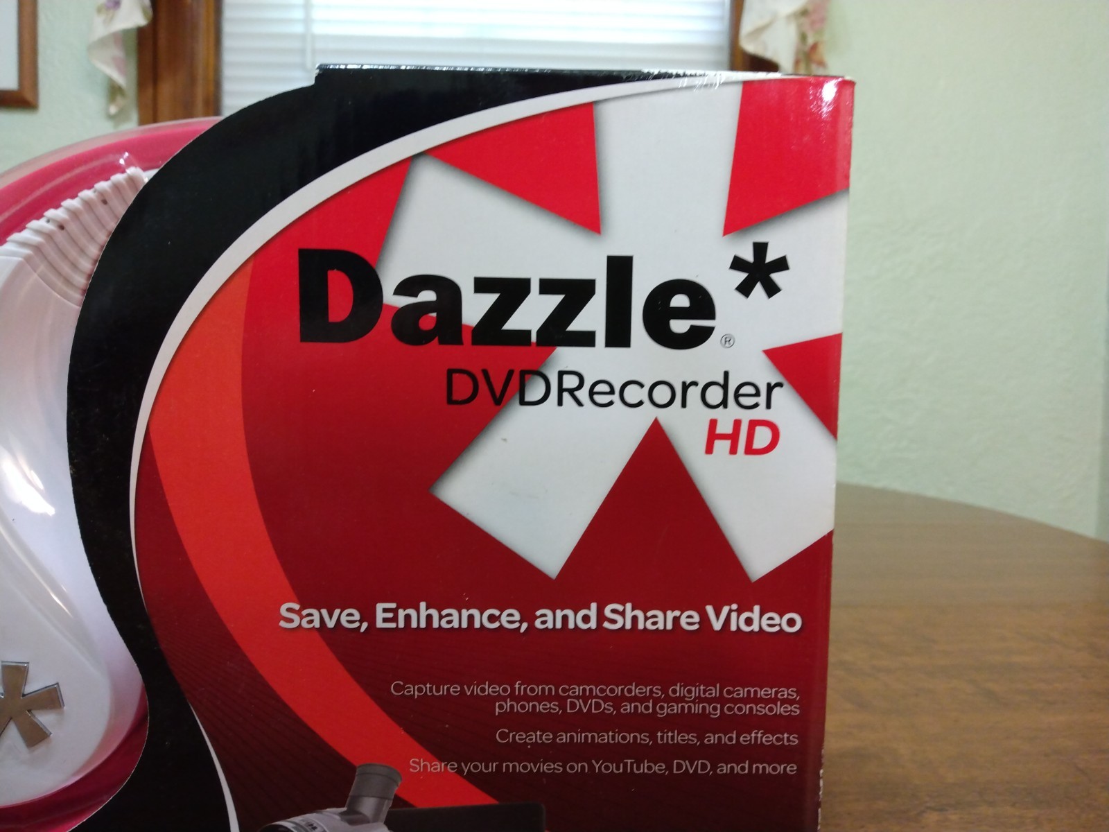 Dazzle DVD Recorder HD Video Capture Device + Pinnacle Video Editing Software