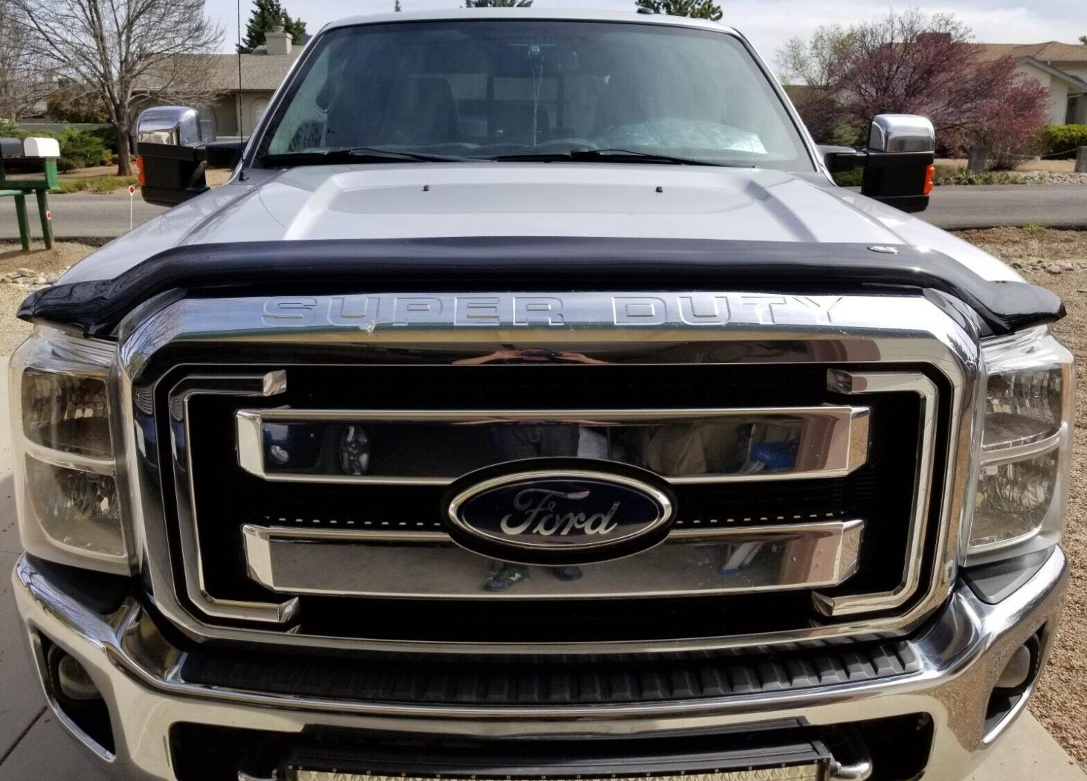 BugFlector II Hood Protector Bug Shield Deflector for 2011-2016 Ford F250 F350