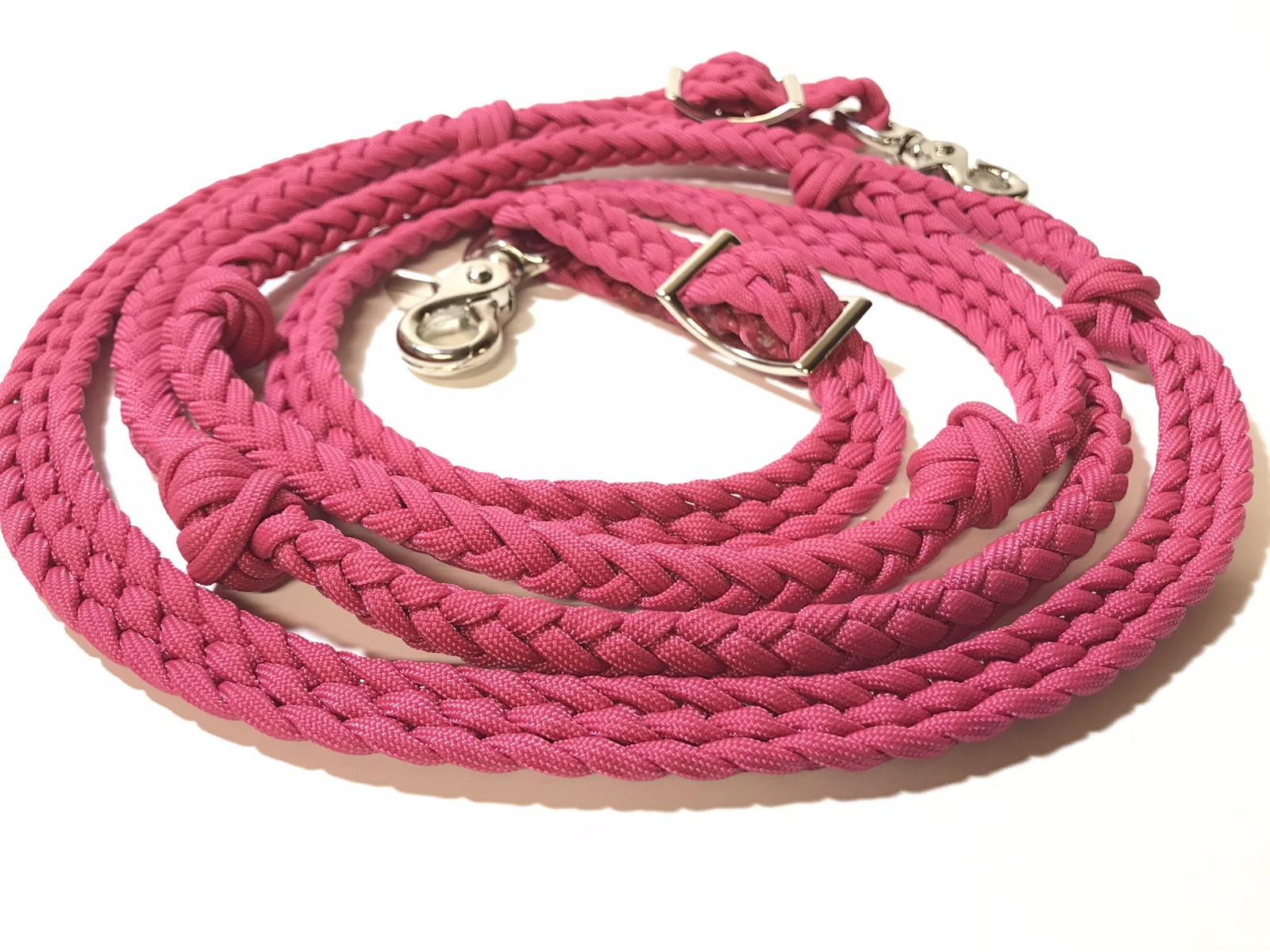 Barrel Reins fuschia