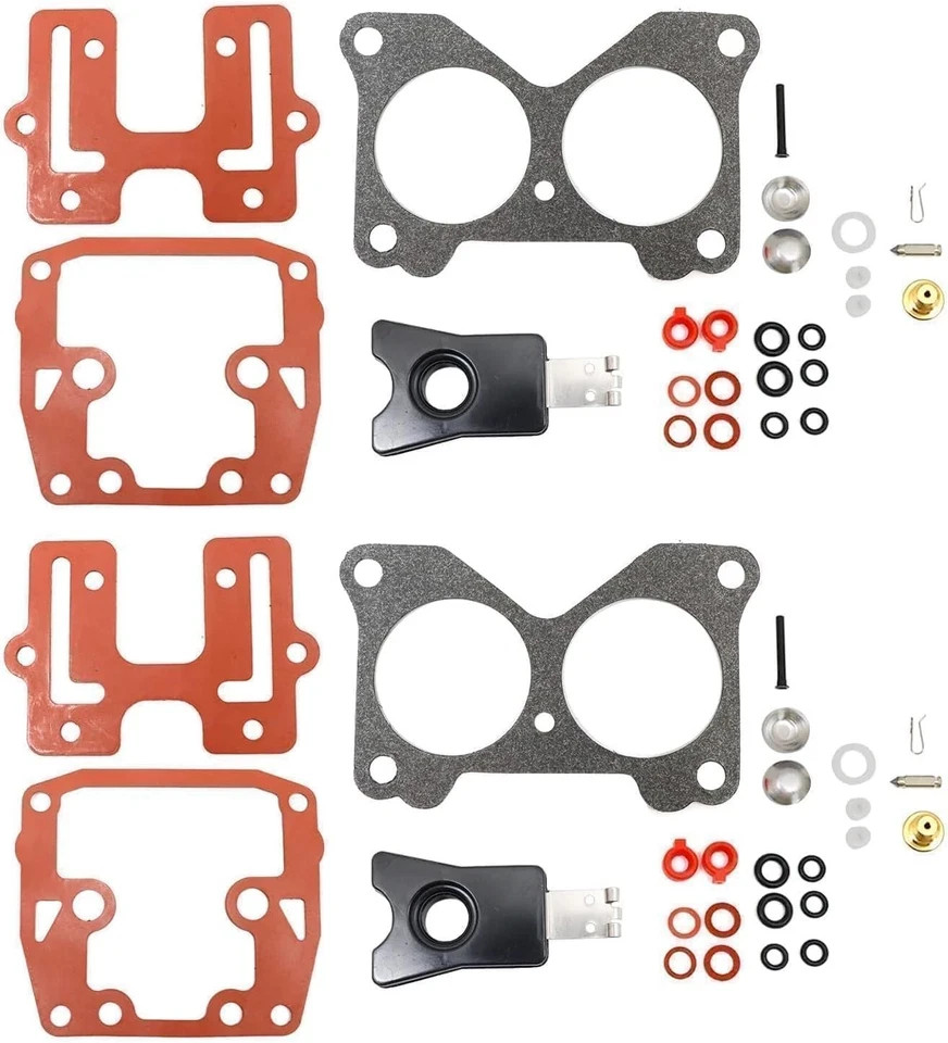 Carburetor Carb Rebuild Kits with Float Compatible With Johnson Evinrude