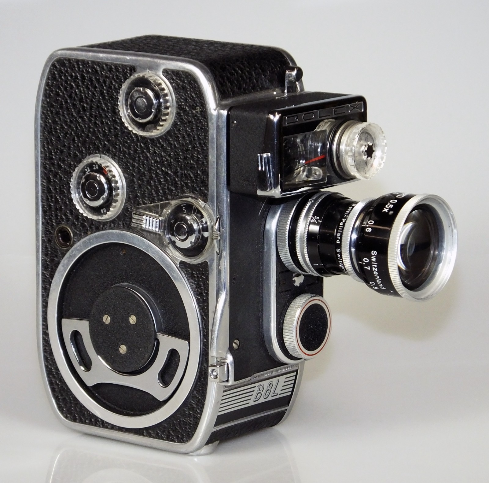 Hyper-Kern-Paillard 0.5x Accessory Lens for D-Mount Bolex Lenses w/Case + Caps