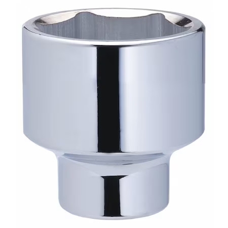 Westward 10E333 Westward 3/4 In Drive, 50Mm Metric, Socket, 6 Points,  Steel,