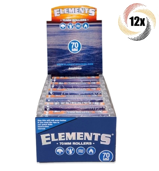 Elements Paper Roller Machine | 70MM | 12x full box ROLLERS