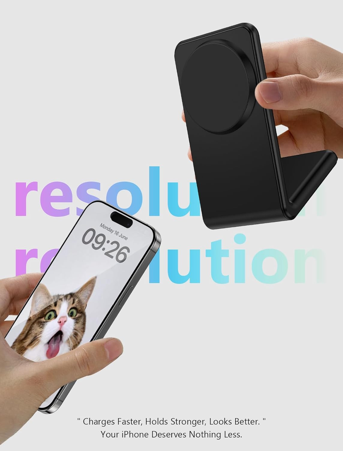 Mag.Safe Charger - Iphone Charger Stand, Fast Magnetic Wireless Charger for Iph