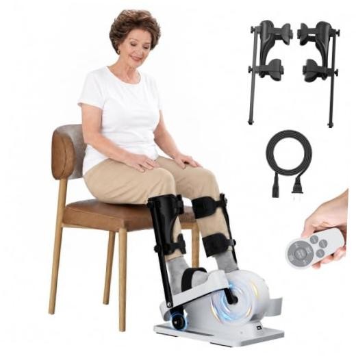 Upgraded Under Desk Elliptical Machine - Ellipse Leg Exerciser - Sitting