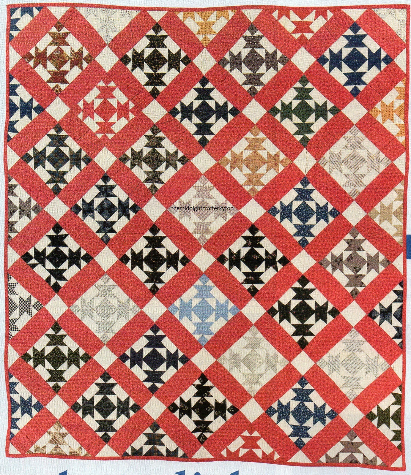 Broken Dishes Quilt Pattern Pieced IQ