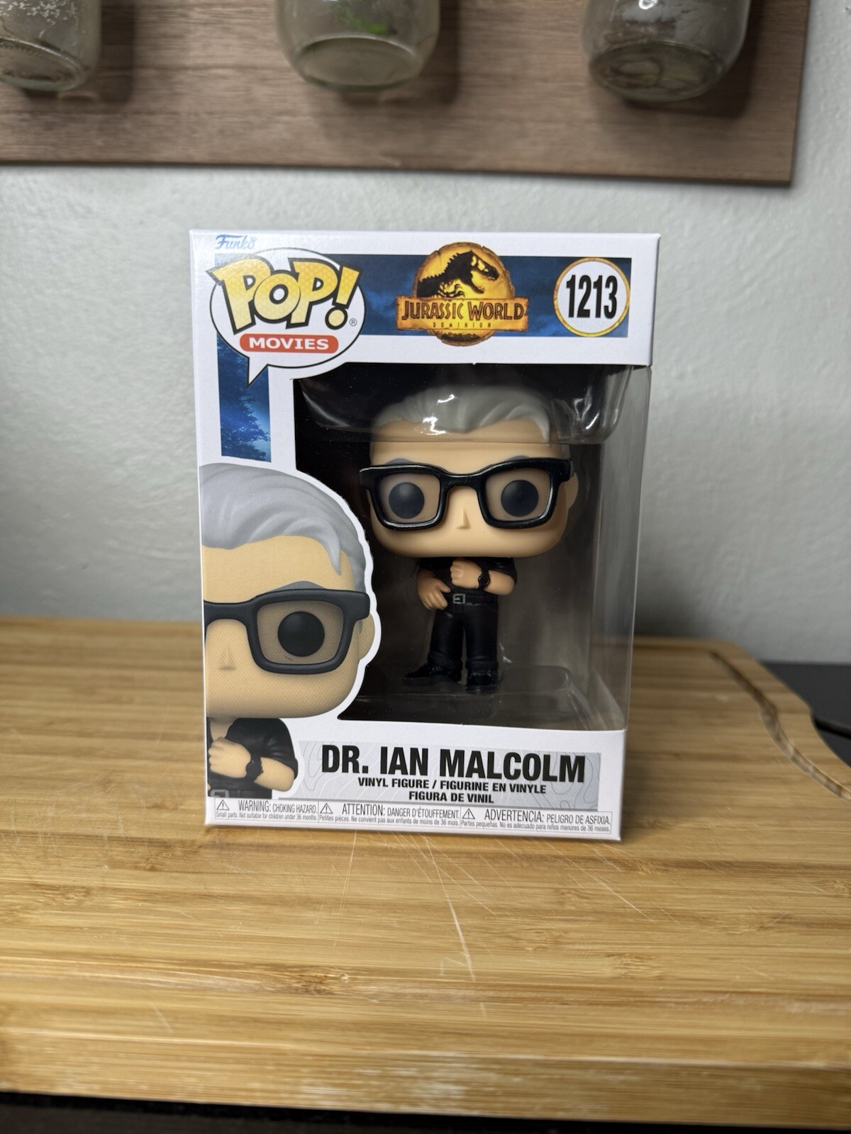 Funko Pop Movies Jurassic World Dominion DR IAN MALCOLM 1213 Vinyl Figure NEW