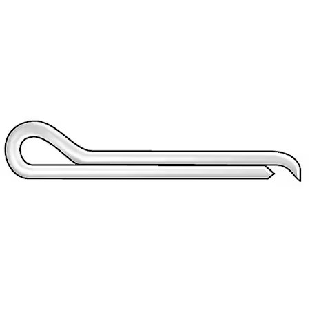 Zoro Select Wwg-Cphz-032 Extended Prong Cotter Pin, 5/32 In Dia, 3 In L, Low,
