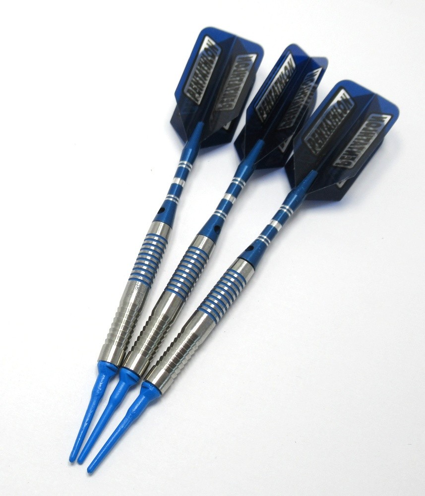 Predator SR 17g Soft Tip Darts - 80% Tungsten with Extras + Tracking - Style Jf