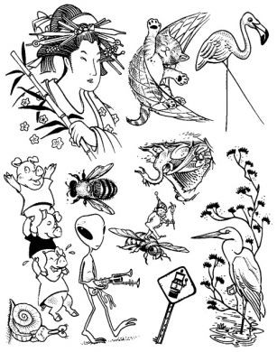 Unmounted Rubber Stamp Plate, Unmounted/Uncut Pink Rubber Stamps