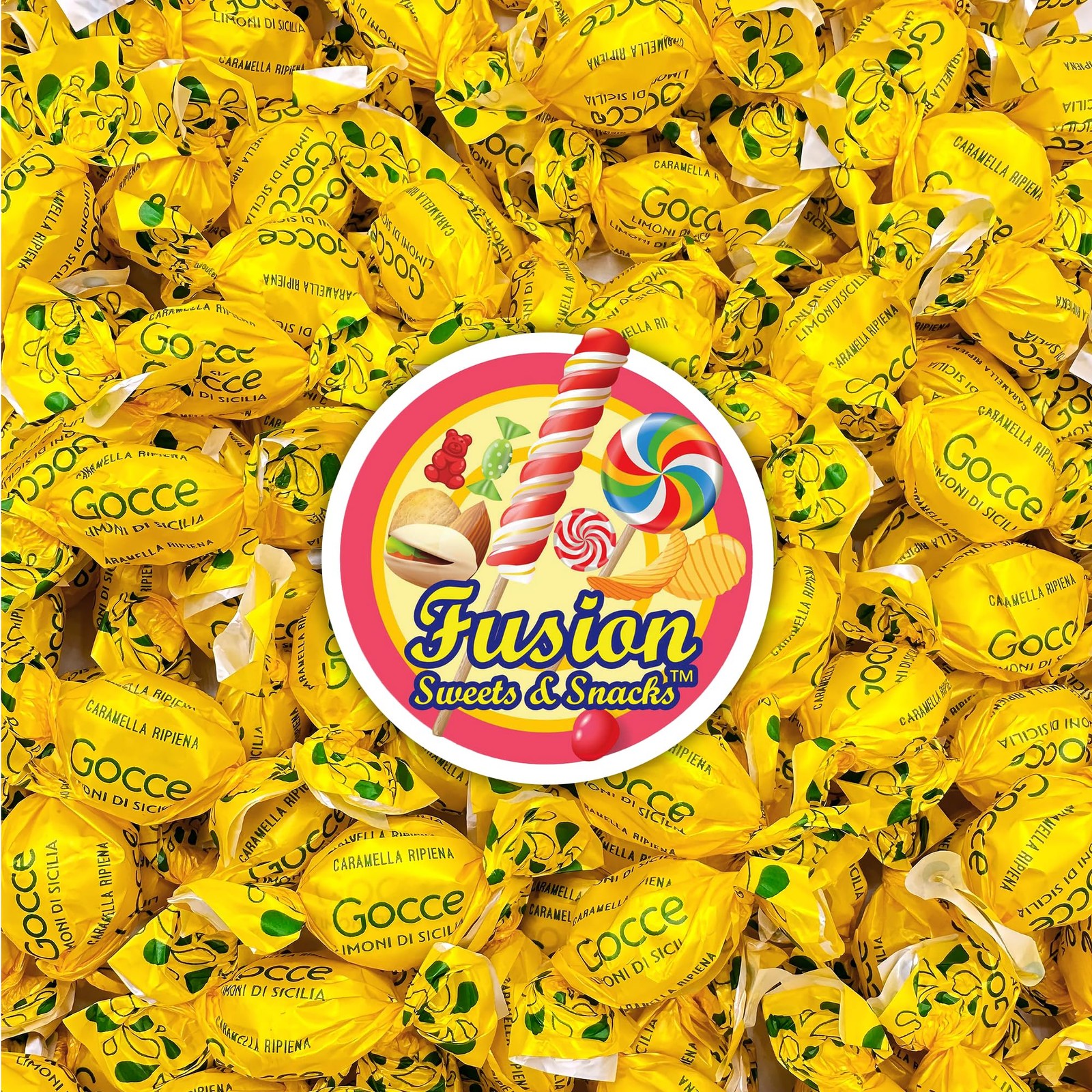 Italian Lemon Drops Hard Candy – 1 Pound Bag – Classic Lemon Candy Individual...