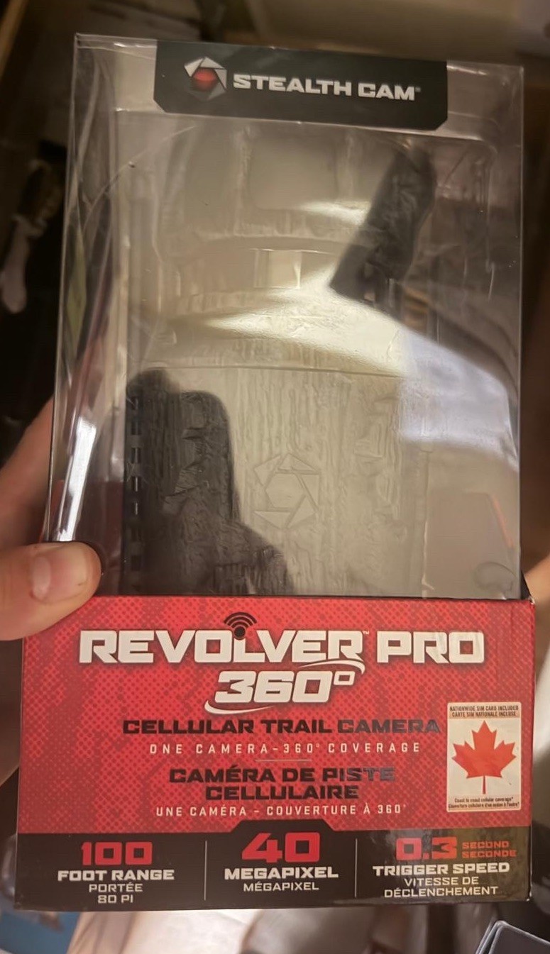 Stealth Cam Revolver PRO 40MP Photo 1440P @ 30 FPS 360-Panoramic View