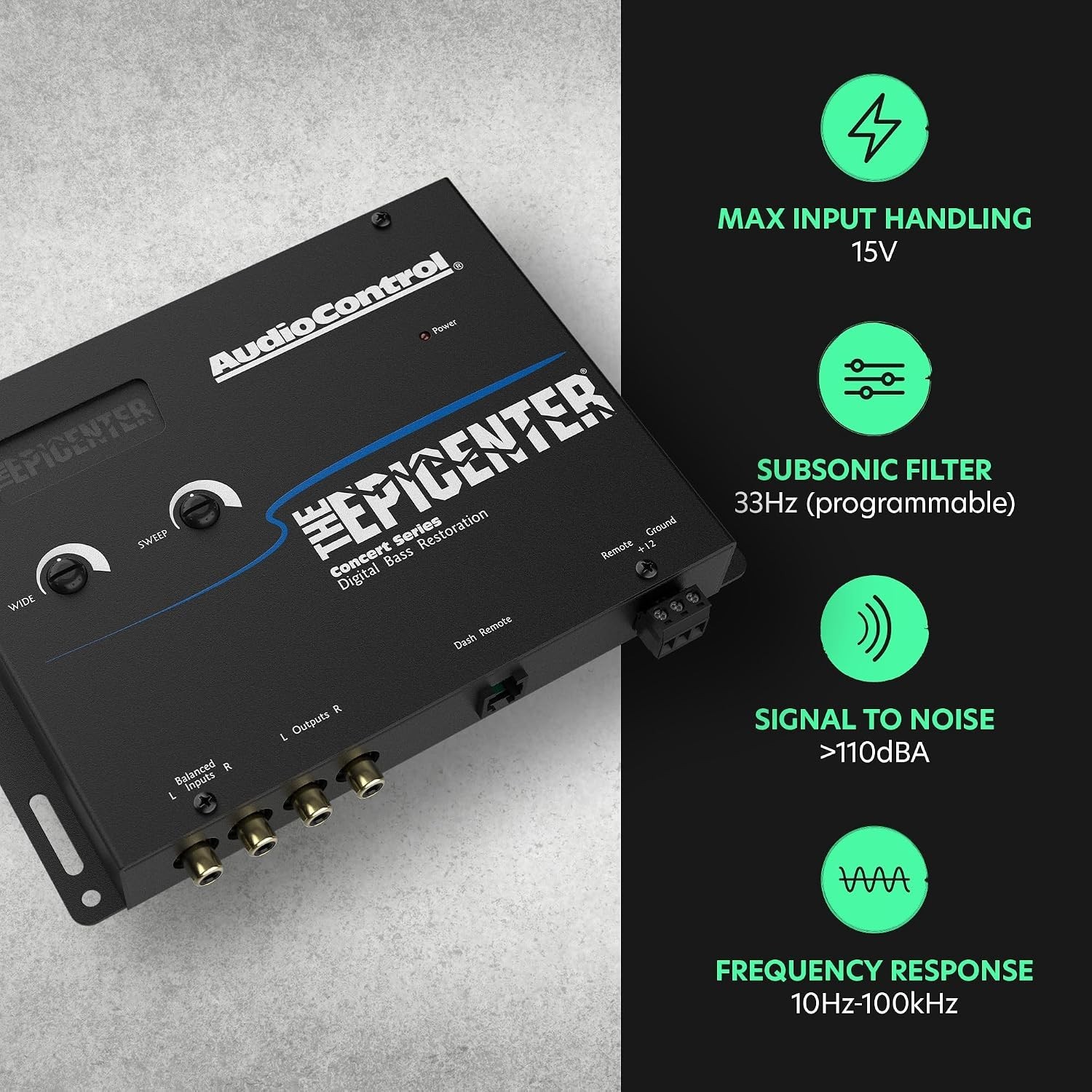 Car Audio Bass Booster EpICENTER Digital Processor Remote Control Equalizer