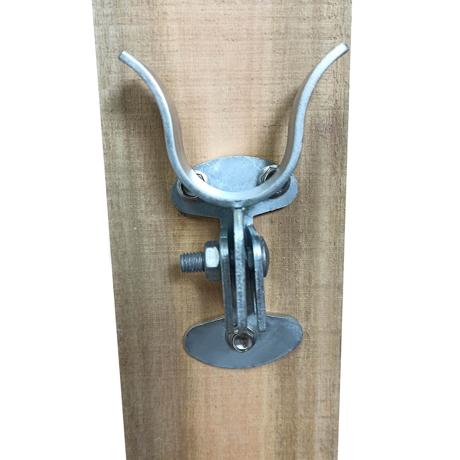 1-5/8" Flat Back Wall Mount Fork Gate Latch - Gate Latch Hardware with Screws...