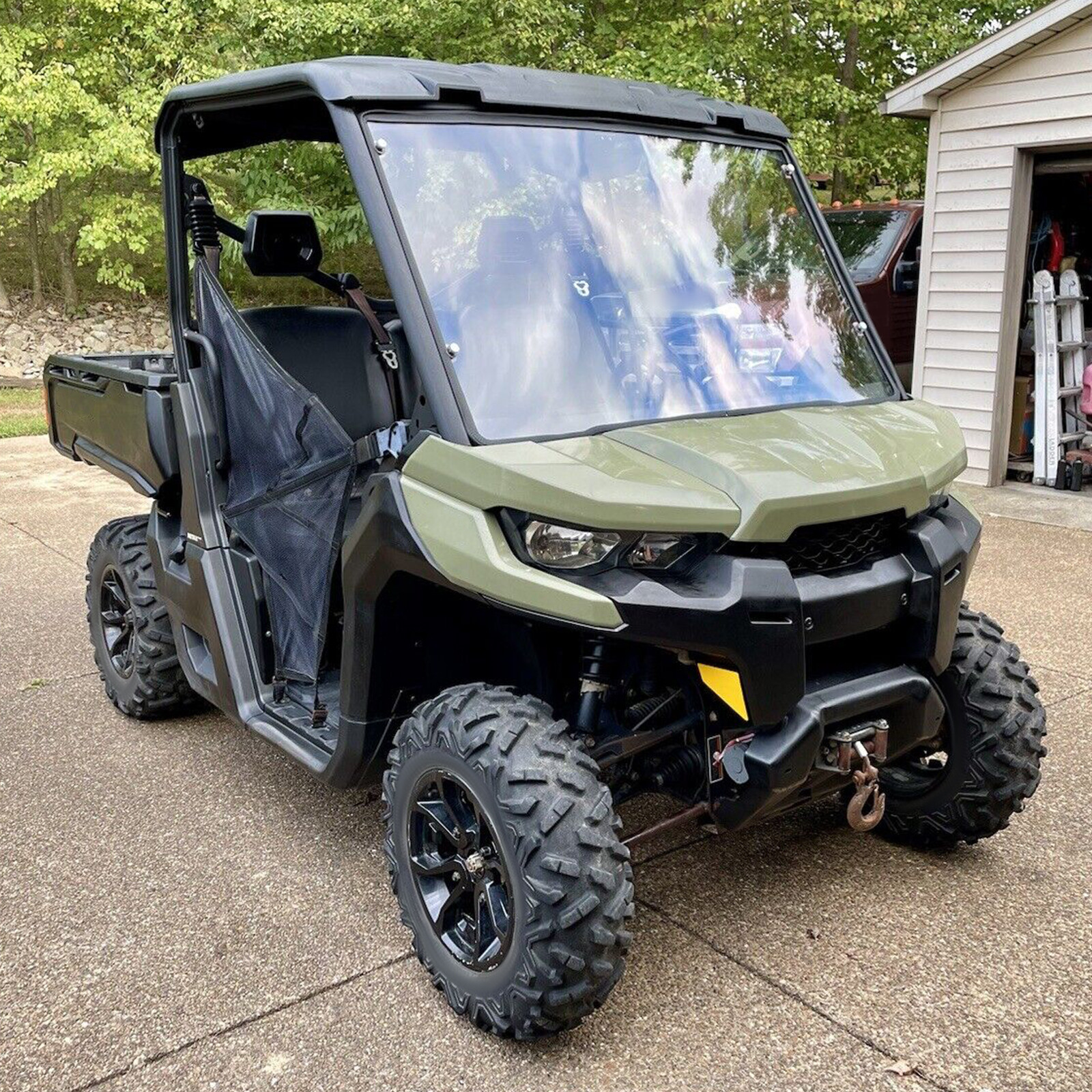 KOJEM Clear Full Front Full Windshield For Can am DEFENDER (2016+) HD5 HD8 HD10
