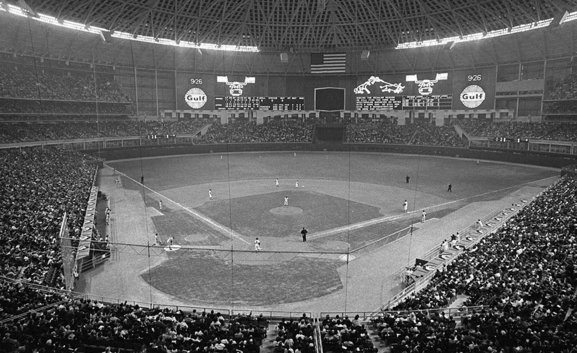 Houston Astros ASTRODOME Glossy 8x10 Photo Aerial Print Poster Oilers
