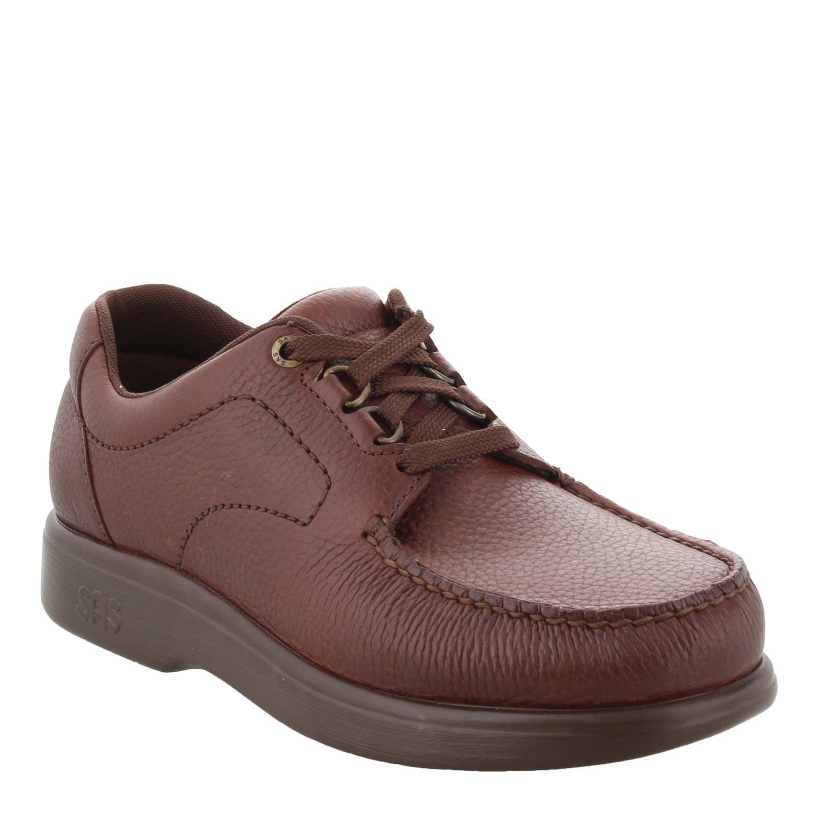 SAS Men's, Bouttime Oxford Brown 14 S BOUTTIME MULCH Brown LEATHER