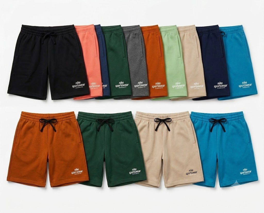 Mens Nike Athletic Gym Sportswear Sweat Shorts Joggers Mid Weight New With Tags