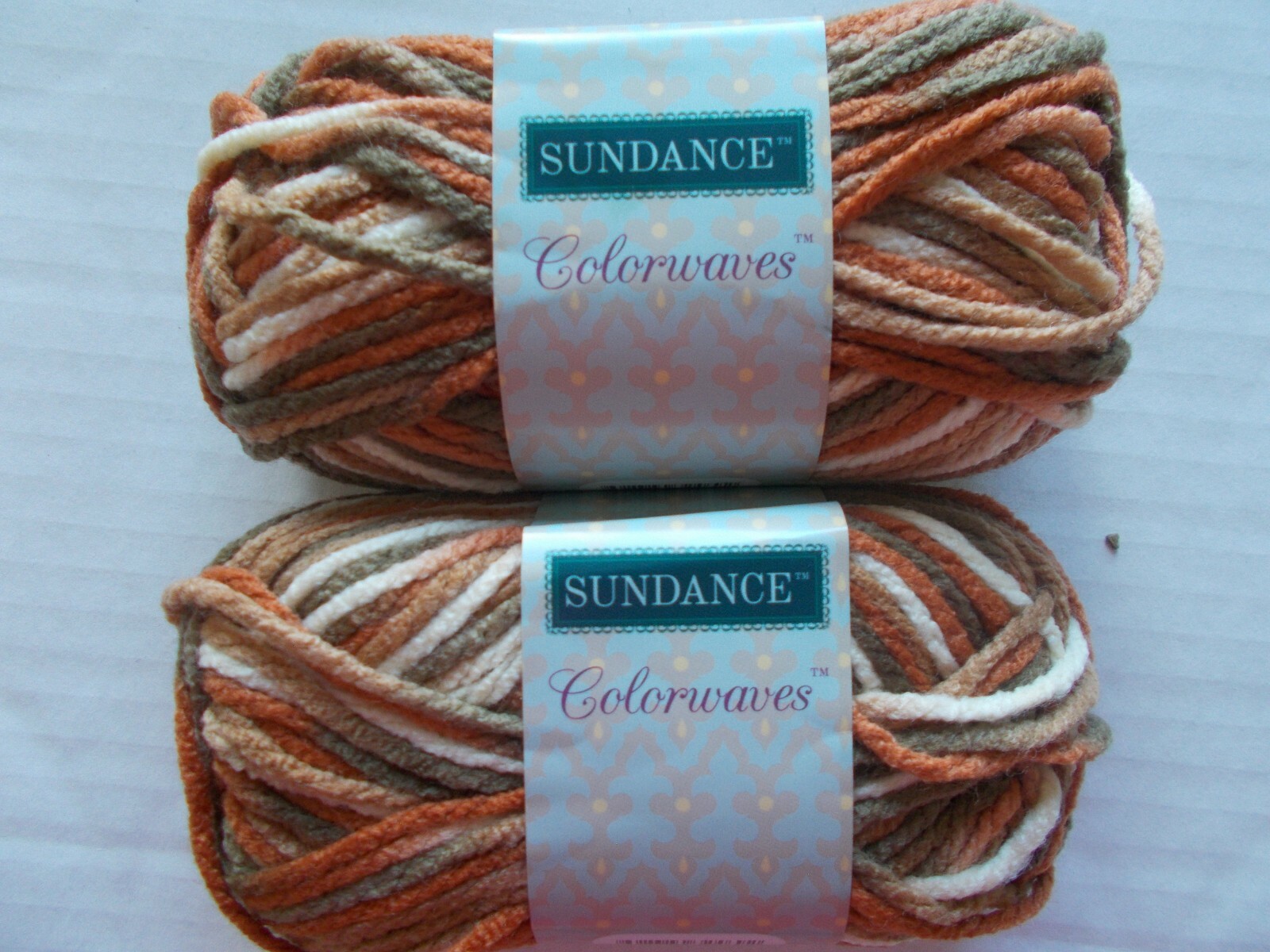 Sundance Colorwaves ombre yarn, Toffee, lot of 2 (59 yds each)