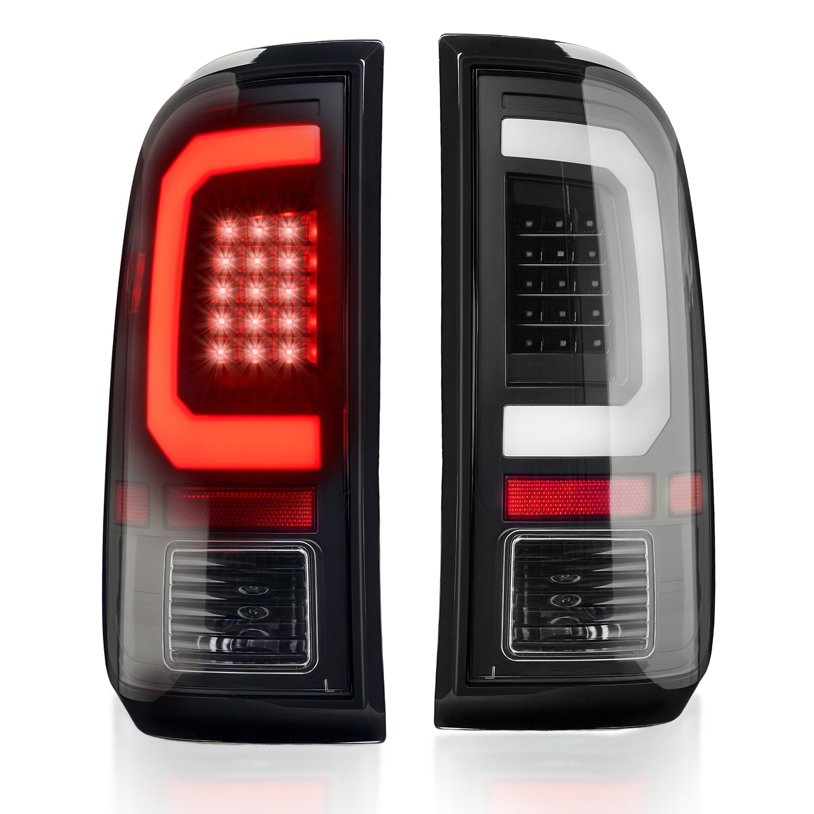 Black LED Tail Lights Lamps for 2008-2016 Ford F250 F350 F450 F550 Super Duty
