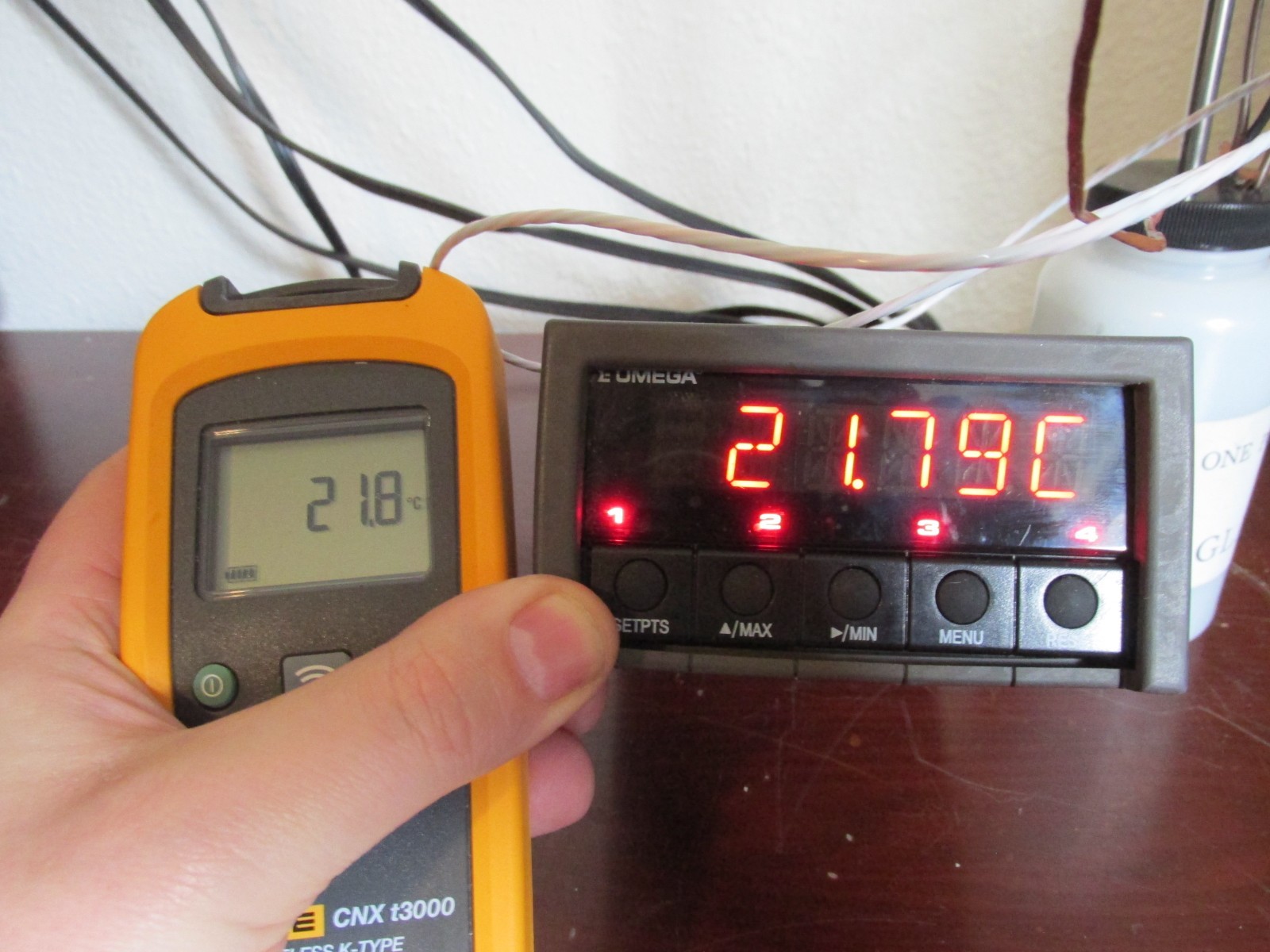 Fluke CNX t3000 K Type Thermometer **PASSES Fluke Performance Verification**