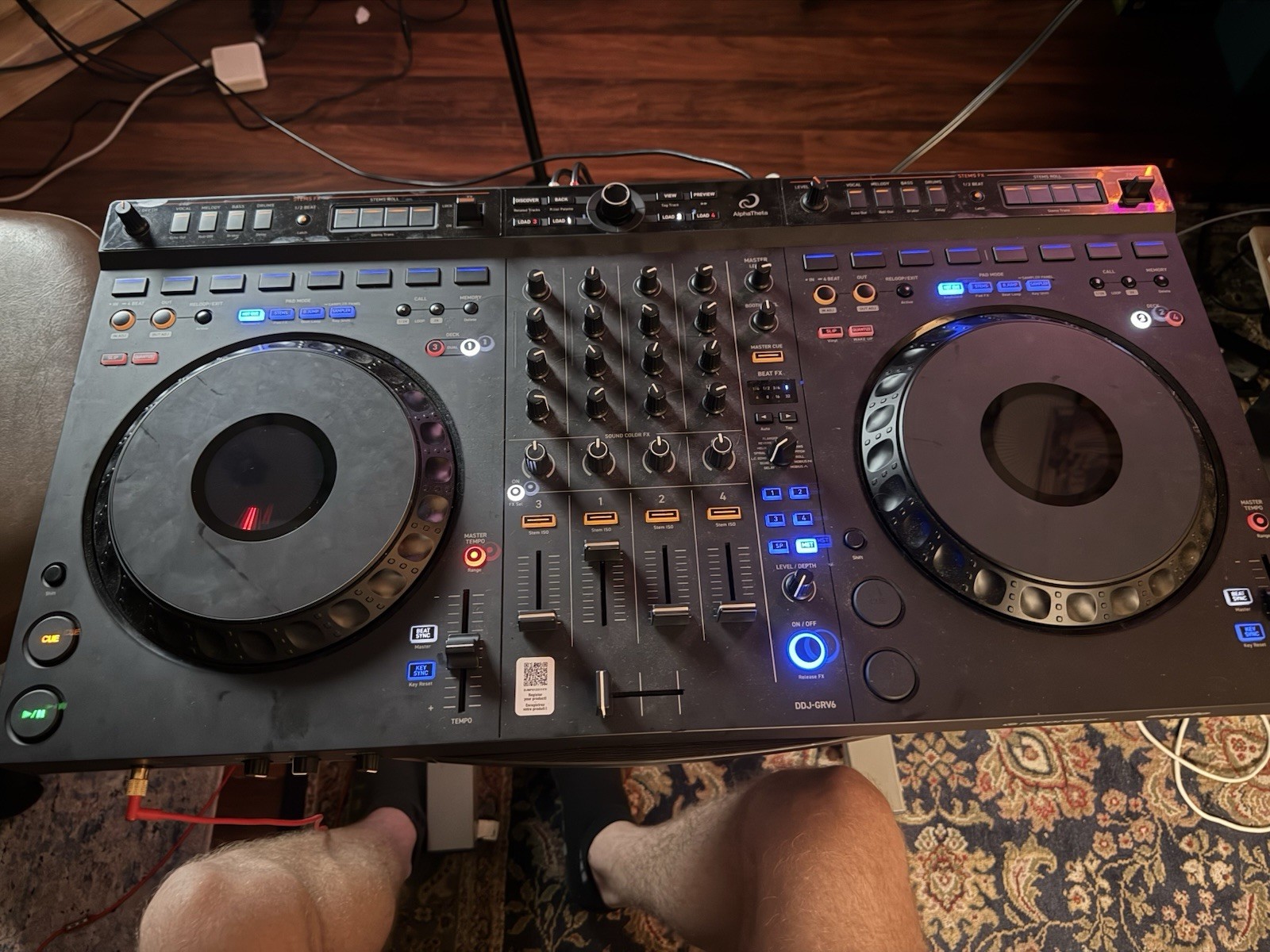 AlphaTheta DDJ-GRV6 4-Channel DJ Controller