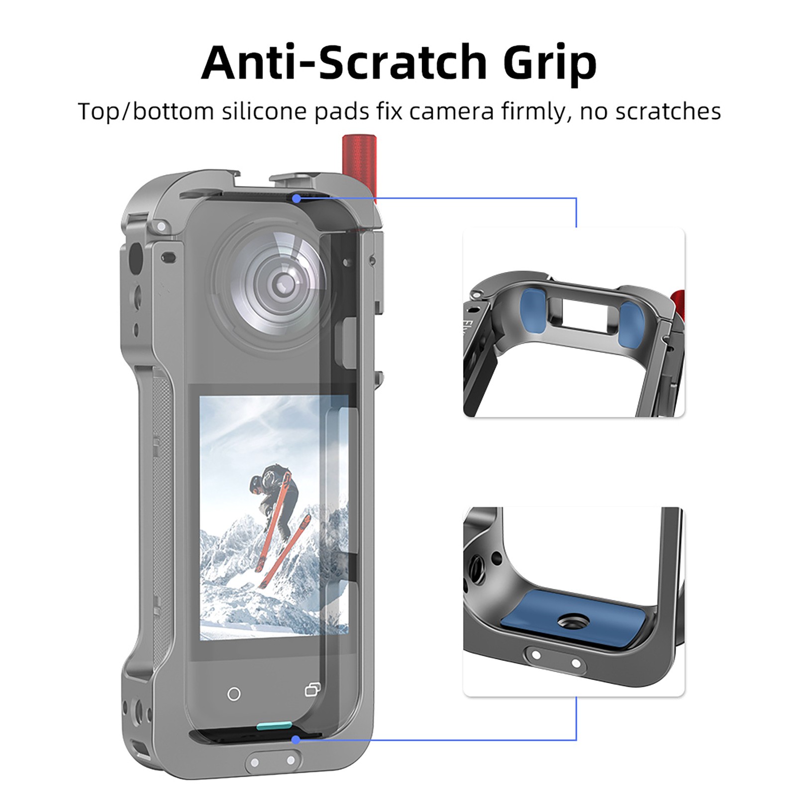 Protective Frame Kit with Lens Cap For Insta360 X5 Camera Accessories aq